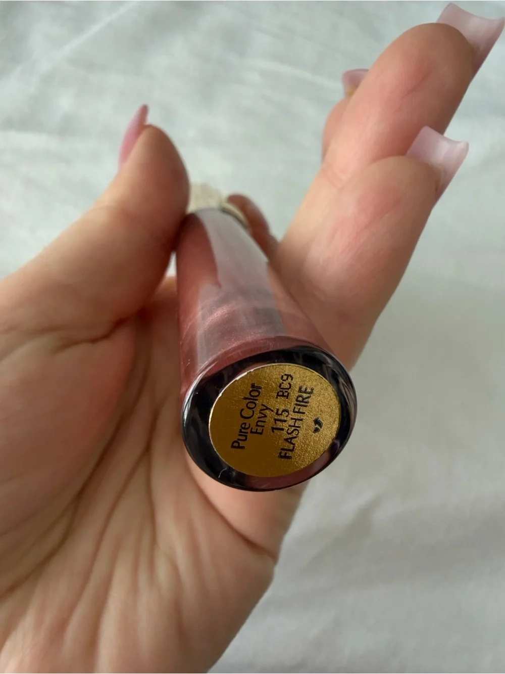 Estee Lauder Pure Color Envy 115 Flash Fire Lip Gloss Lipgloss Shine Liquid Pink